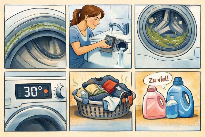 Wäsche stinkt nach dem Waschen